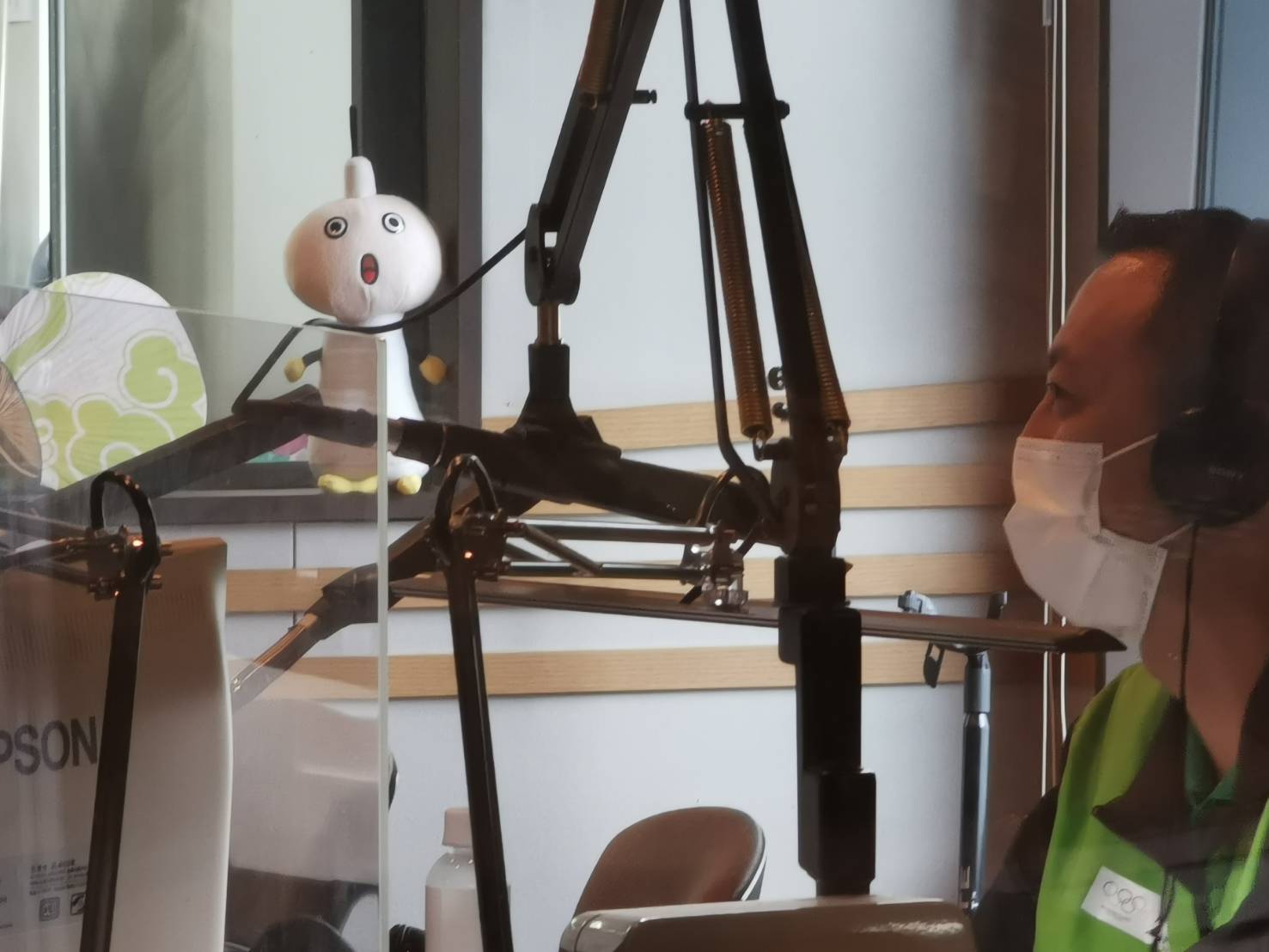 スタジオの中